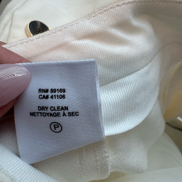 Derek Lam 10 Crosby Kelis Straight Leg Sailor Pants Off White - Picture 11 of 11